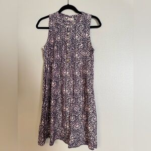NWT Faherty Linen Blend Isha Dress - Pink and Navy Floral